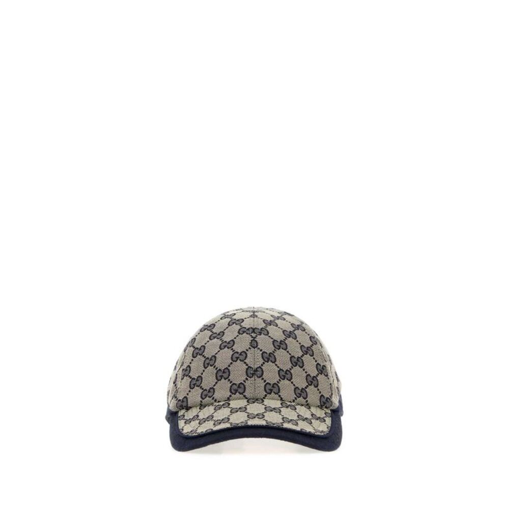 Gucci Men Two-Tone Gg Fabric Baseball Cap